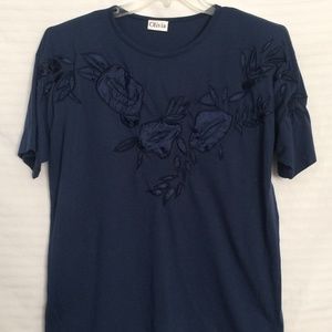 Free w $30 Purchase Navy Blue Tee Shirt